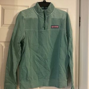 Vineyard Vines Sea Foam Green Shep Shirt Quarter Zip